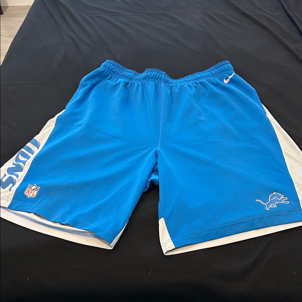 Nike Men's Athletic Shorts in Blue and White